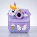 Fotoaparat za decu jednorog ljubičasti sa štampačem slika