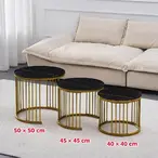 Set Stolića za Kafu MILANO 3 Kom