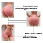 Šorts za jogu i fitnes sa push-up efektom