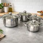 Set Lonaca 8 Delova – Kvalitetni Kuhinjski Set