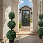 Vestacka topijarska biljka sa saksijom