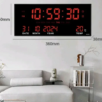 Moderni digitalni LED zidni sat