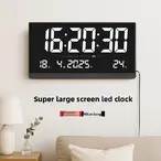 JH8025 digitalni LED zidni sat