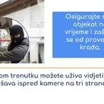  Spoljašnja sigurnosna kamera sa tri sočiva