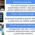  Spoljašnja sigurnosna kamera sa tri sočiva