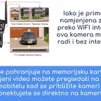  Spoljašnja sigurnosna kamera sa tri sočiva