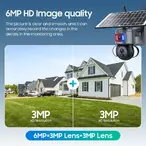 Solarna 4G kamera sa dvostrukim sočivom 