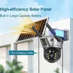 Nadzorna Dvostruka Solarna Kamera 4G 8MPX