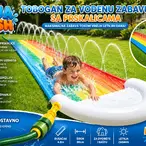 Naduvavajući Vodeni Tobogan sa Prskalicama