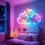 3D RGB LED oblak sa svetlosnim efektima – 200 cm