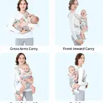 Ekskluzivna 4-u-1 ergonomska nosiljka za bebe