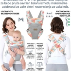 Ekskluzivna 4-u-1 ergonomska nosiljka za bebe
