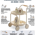 Elegantna barska kolica na 2 nivoa