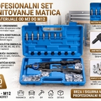 PROFESIONALNA Klešta za zakivne matice (M3-M12) SET