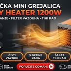 Keramička Mini Grejalica Sa Filterom Vazduha