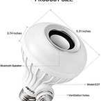 RGB Muzička LED Sijalica sa Bluetooth Zvučnikom 1 + 1 GRATIS