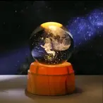 3D kristalna kugla lampa