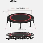 Sklopiva fitnes trambolina 120 cm – Idealna za kućni trening