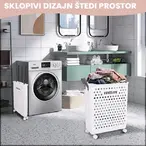 Pokretna sklopiva korpa za veš