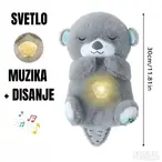 Umirujuća Plišana Vidra sa Svetlom, Zvukom i Pokretom