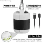 Tus za kupanje na otvorenom USB punjivi tus
