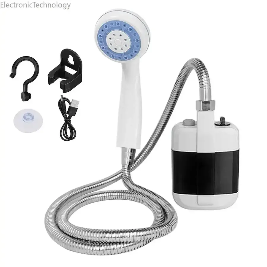 Tus za kupanje na otvorenom USB punjivi tus