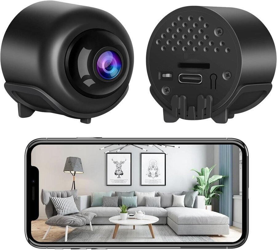 Mini kamera FULL HD WiFi sa noćnim snimanjem i detekcijom pokreta.