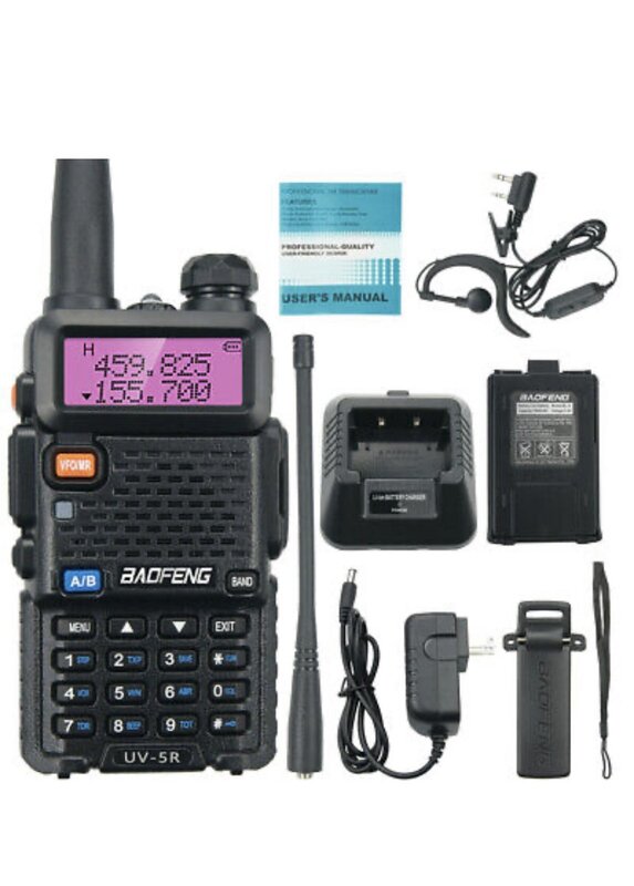 Toki Voki UV5R plus Baofeng Motorola Vodootporna radio stanica uv-5r