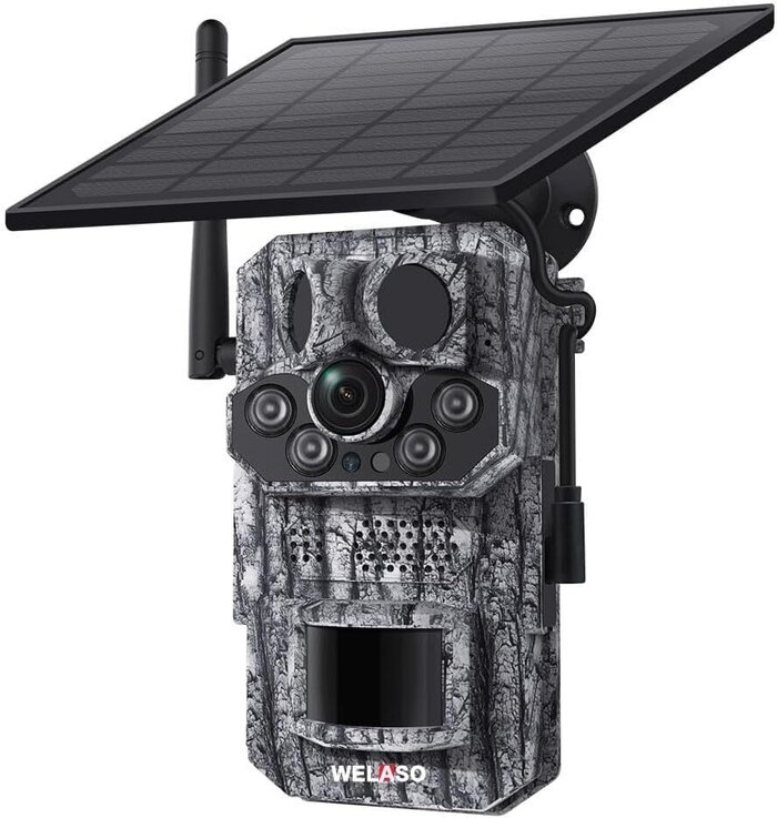 4G AI Solarna Lovacka Kamera Kamuflažni Dizajn