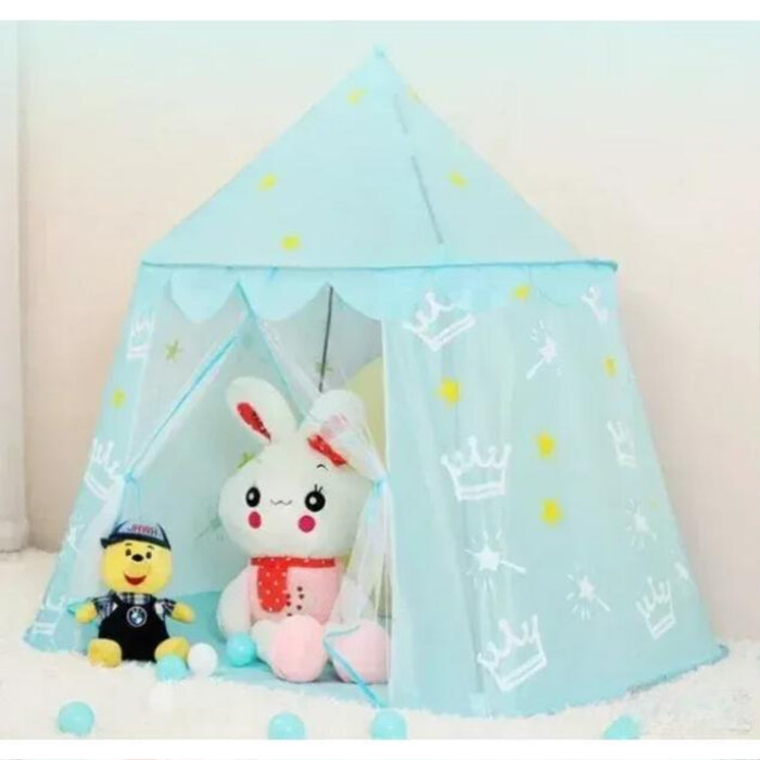 Šator – zamak za decu Plavi I ROZE