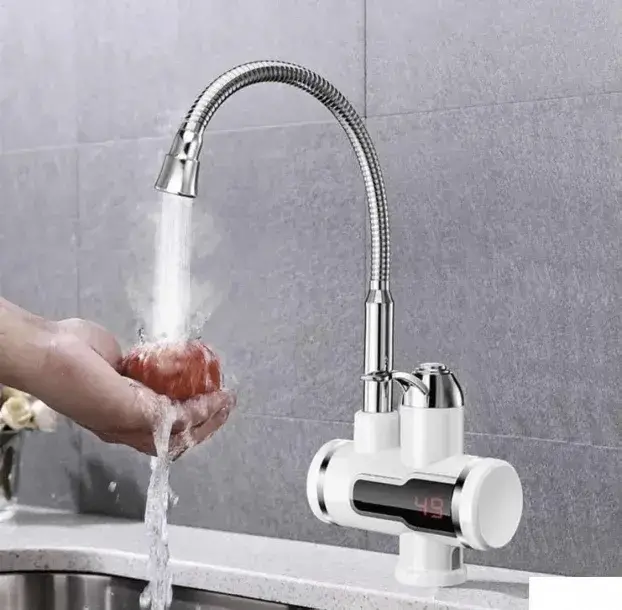 Slavina sa grejačem sa fleksibilnom lulom