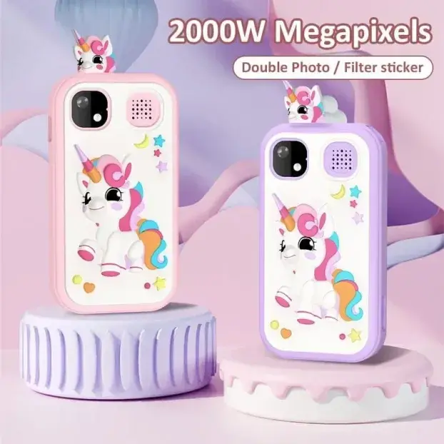 Deciji foto aparat u obliku telefona  Jednorog