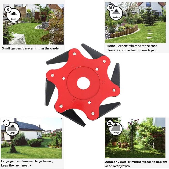 Profesionalni čelični nastavak za trimer sa 6 noževa PowerBlade