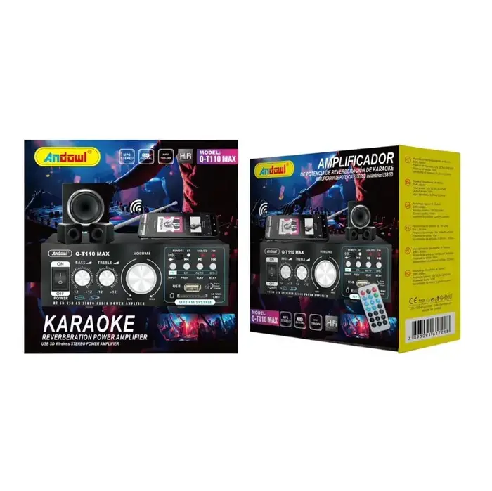 Andowl Q-T110 Max karaoke pojačalo zvuka