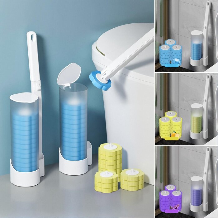 Set za čišćenje WC šolje sa jednokratnim sunđerima