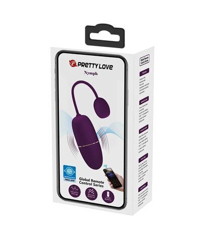 Ljubicasto vibro jaje aplikacija Nymph