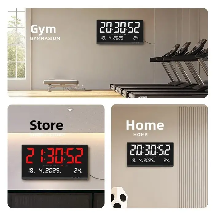 JH8025 digitalni LED zidni sat