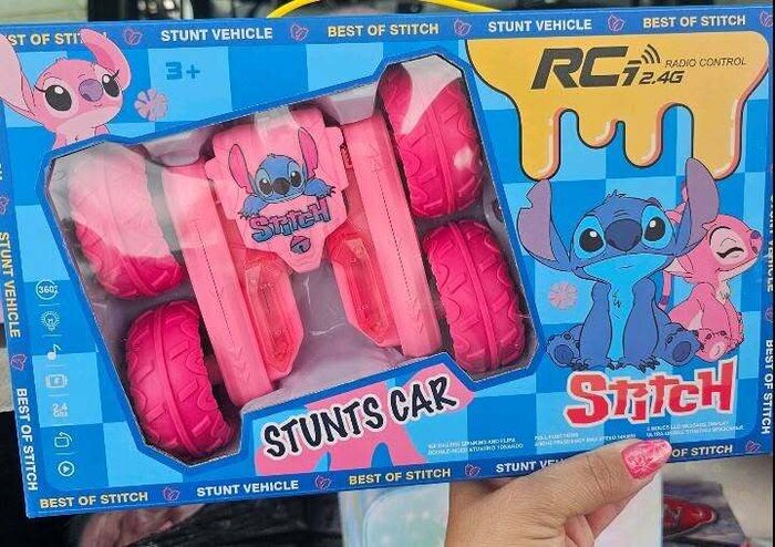Stitch , labubu i spiderman auto na daljinski