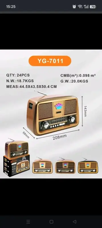 Retro radio yg7011