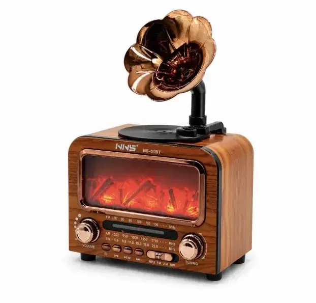 Retro radio sa gramofonom i bluetooth, retro radio